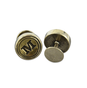 PERSONALIZED INITIAL LETTER CUFF LINKS - Inspiratek