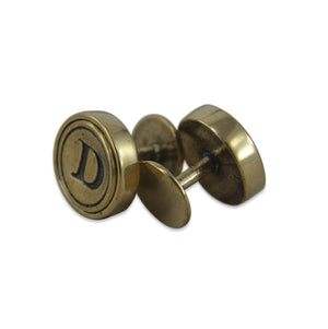 PERSONALIZED INITIAL LETTER CUFF LINKS - Inspiratek