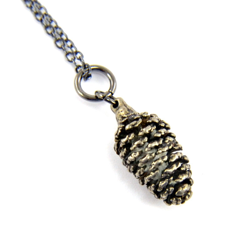 TINY PINE CONE NECKLACE - Inspiratek