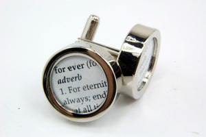 WEDDING CUFFLINKS - DEFINITION OF FOREVER - LOVE - WEDDING CUFF LINKS - Inspiratek