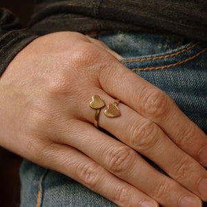DOUBLE HEART RING - Inspiratek