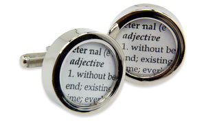 DEFINITION OF ETERNAL- LOVE - WEDDING CUFF LINKS - Inspiratek