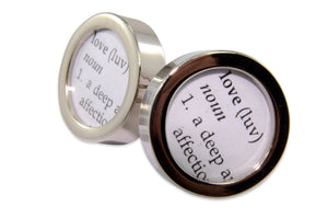 CUSTOM WORD CUFF LINKS - Inspiratek