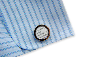 DEFINITION OF ETERNAL- LOVE - WEDDING CUFF LINKS - Inspiratek