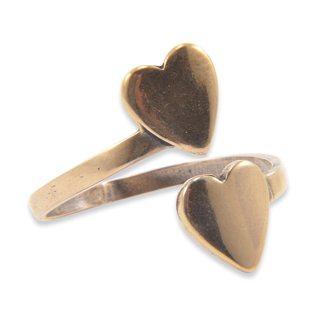 DOUBLE HEART RING - Inspiratek