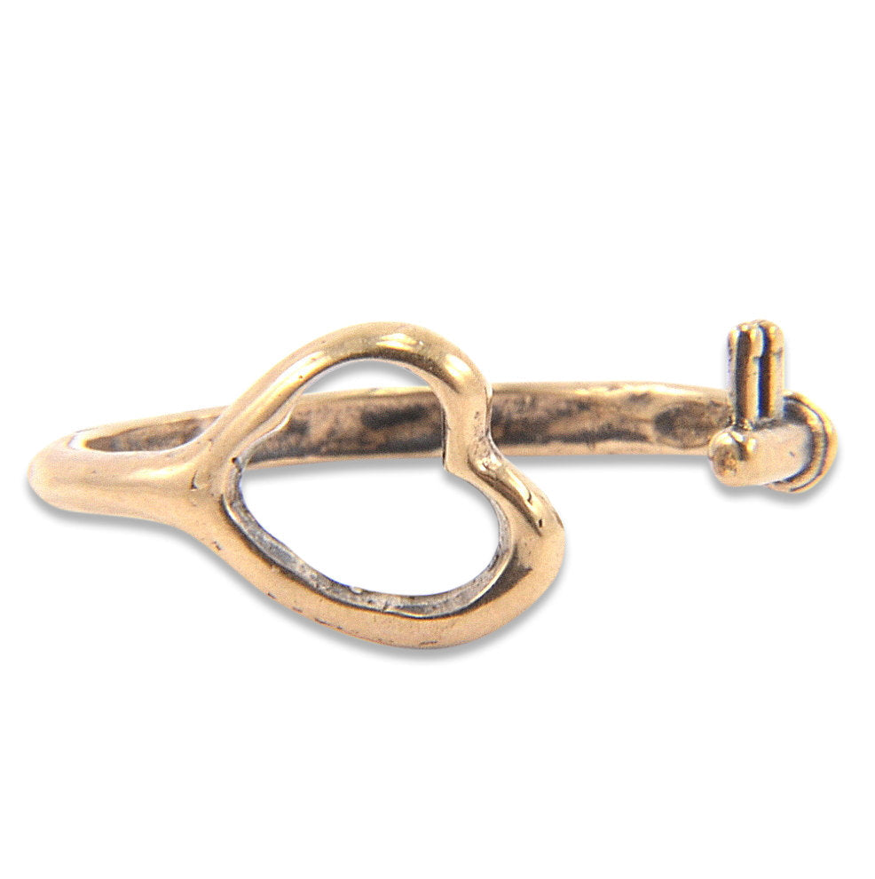 HEART SKELETON KEY RING - Inspiratek