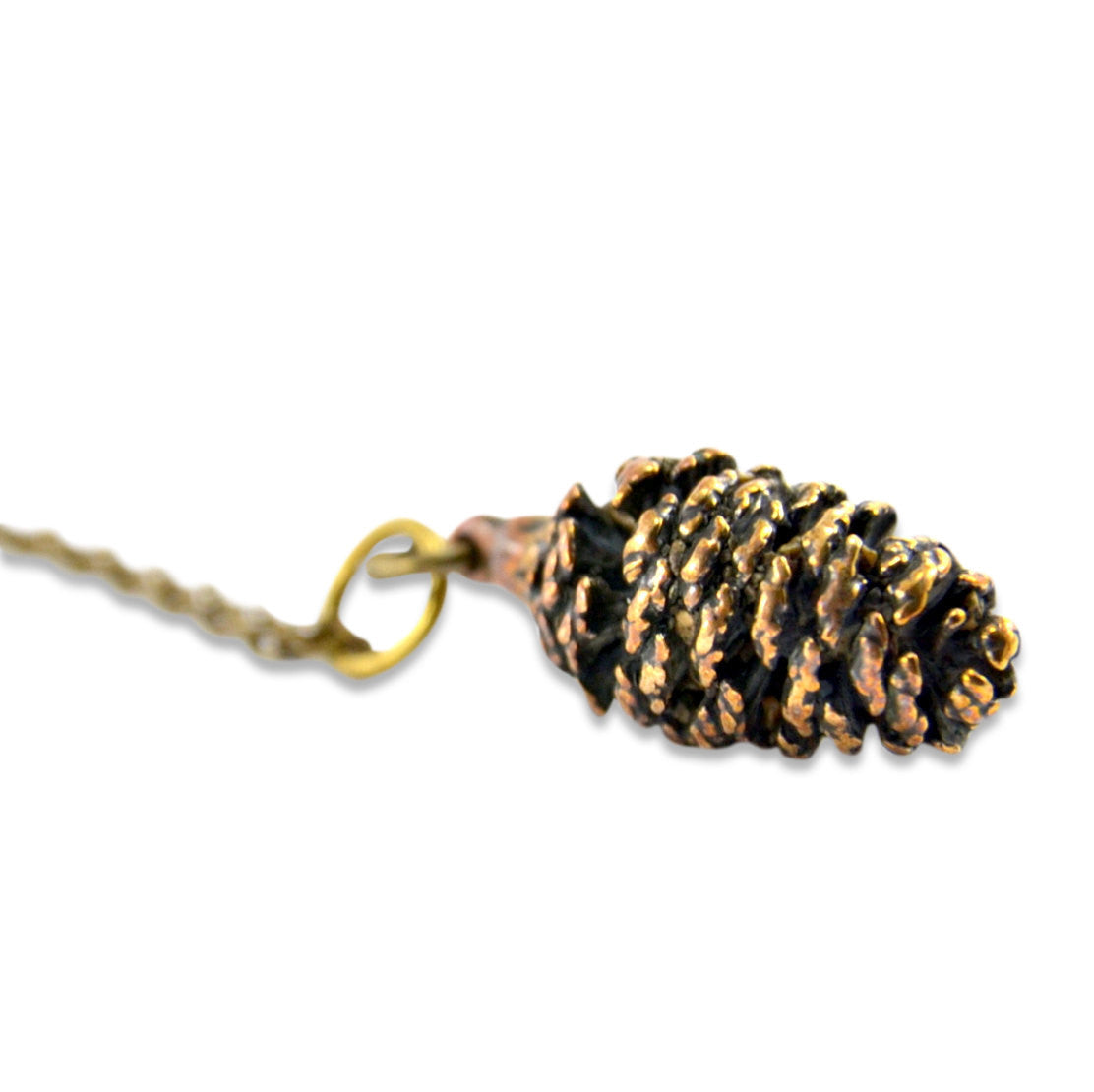 TINY PINE CONE NECKLACE - Inspiratek