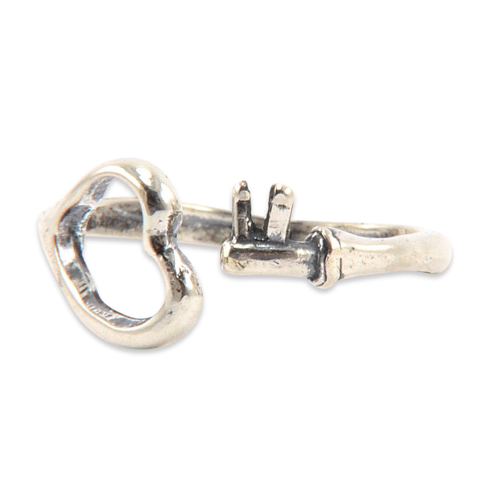 HEART SKELETON KEY RING - Inspiratek